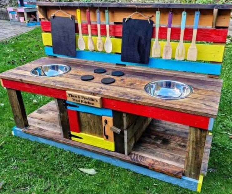 Triple Mud Kitchen with oven. 1.5m wide