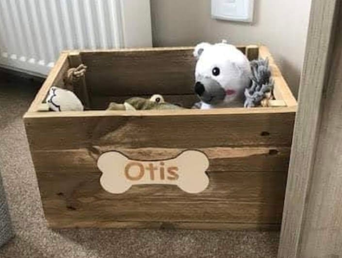 Personalised Pet Toy Box