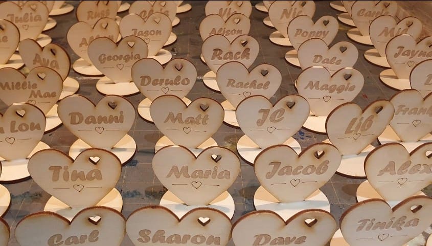 Heart Name places