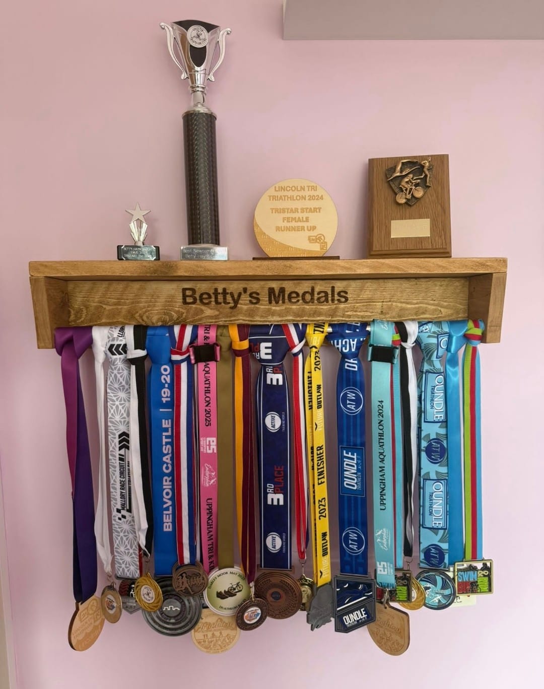 Personalised Medal Hanger