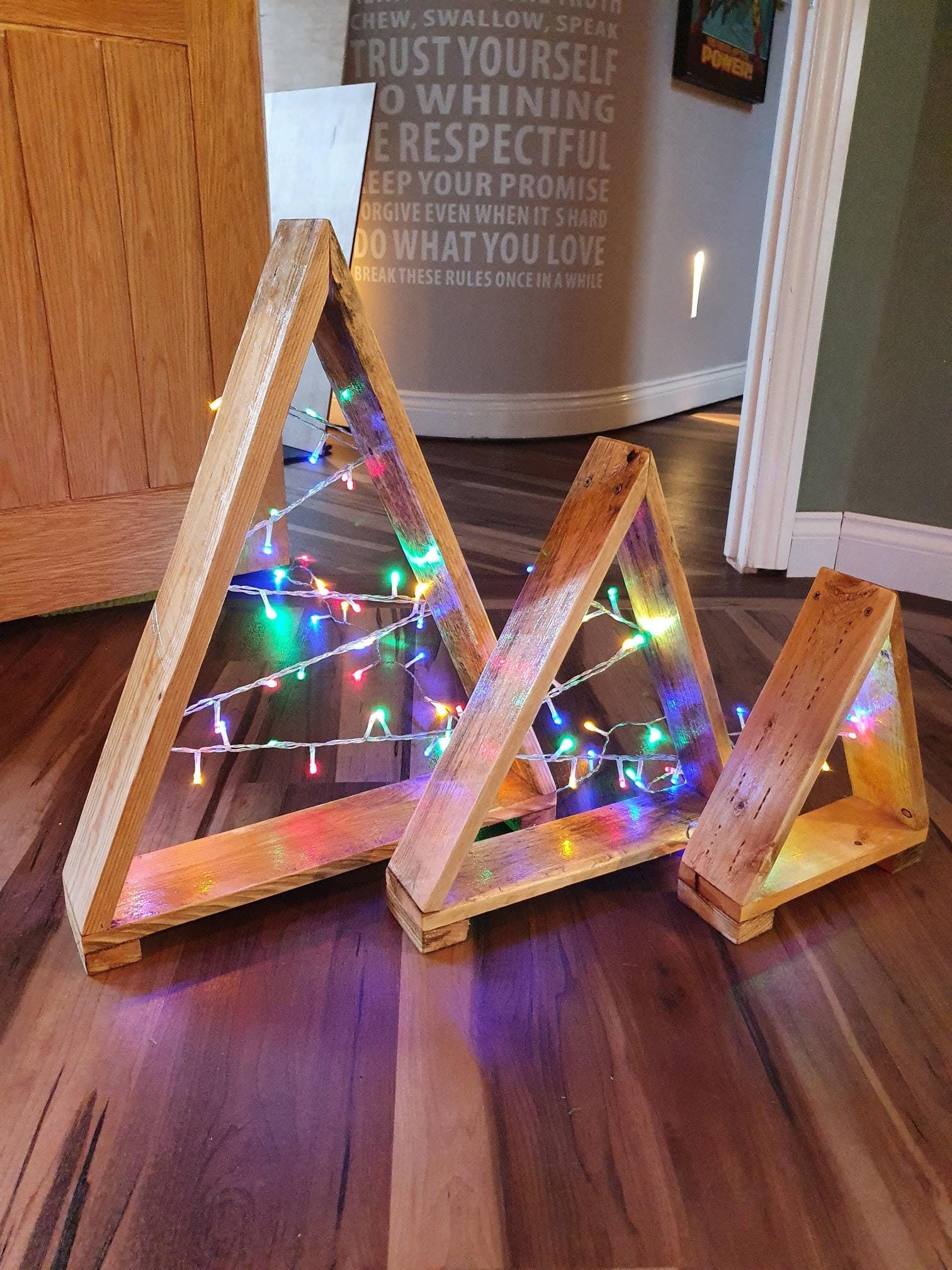Set of 3 Triangle lights